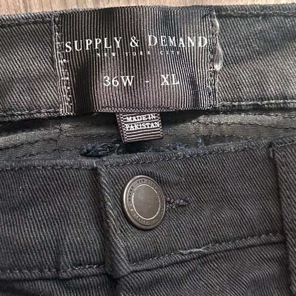 Supply & Demand side striped skinny jeans - Picture 3 of 5